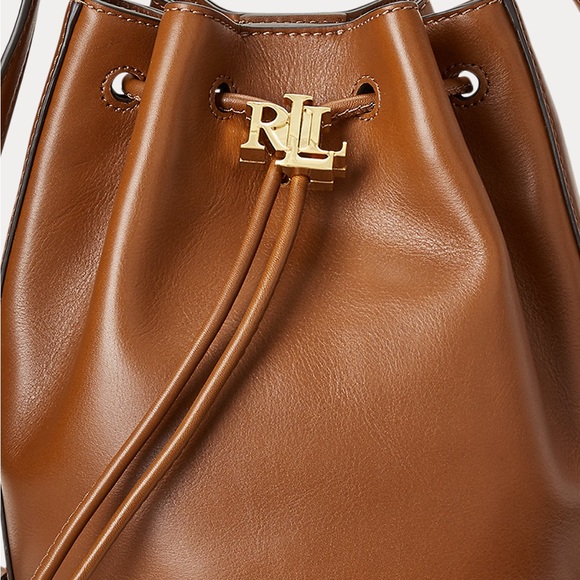 Ralph Lauren| Leather Medium Andie Drawstring Bag - Picture 6 of 6